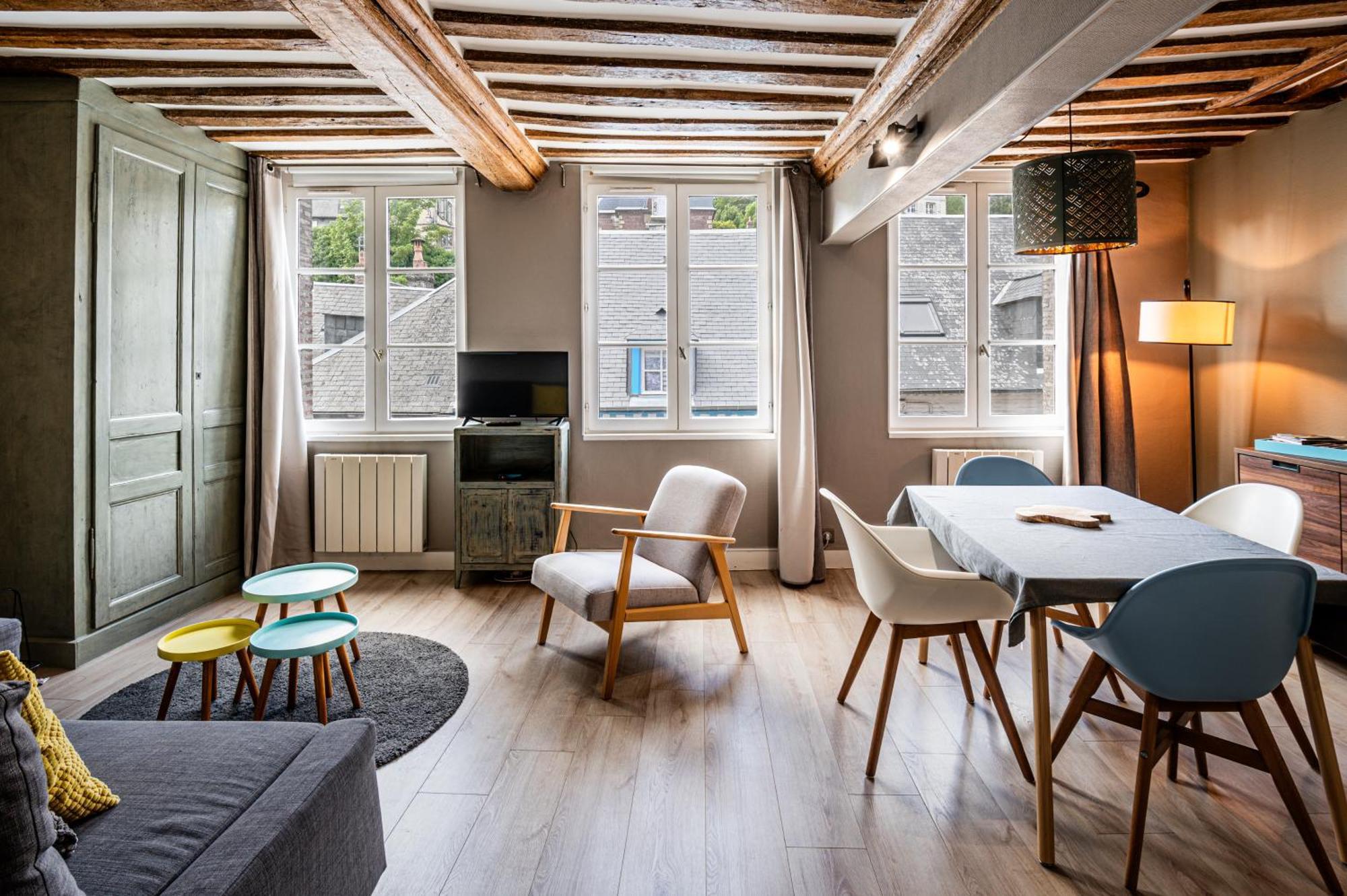 Cosy Loft - Plein Centre D'Honfleur公寓 外观 照片